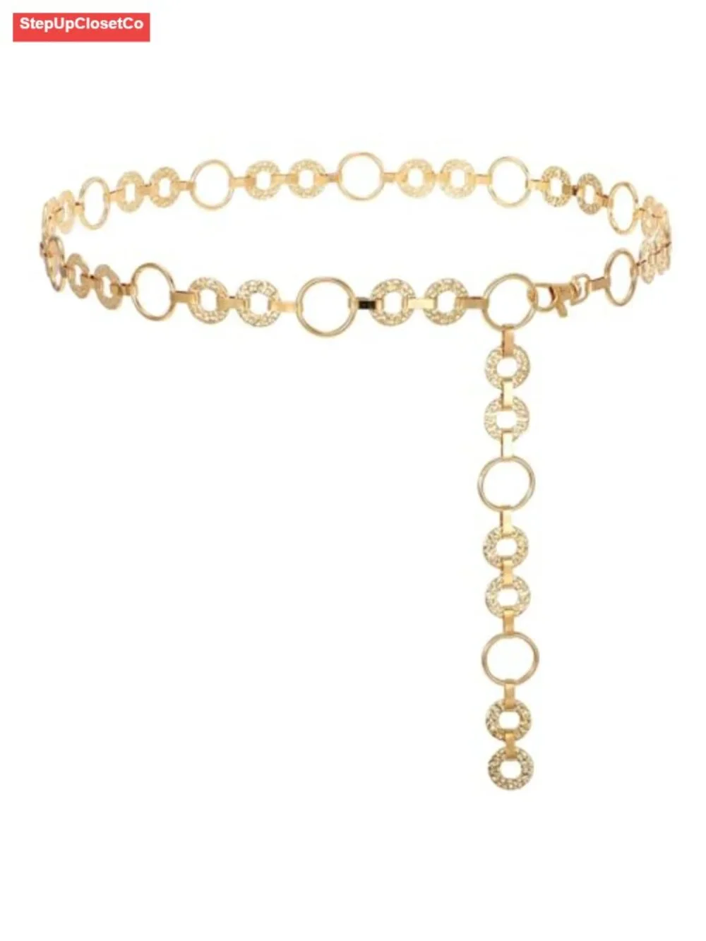 Adjustable Gold Chain Belt for Women Hip Hop Waist Body Jewelry